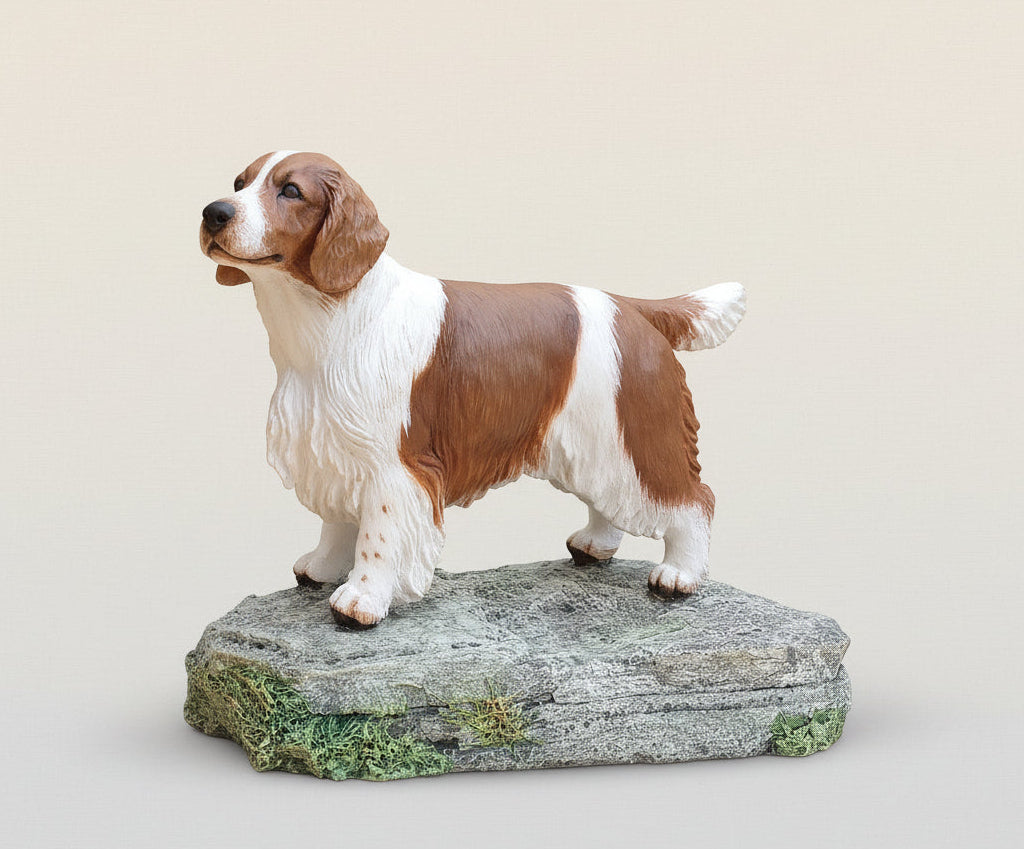 Welsh Springer Spaniel Figurine By Cavacast (ships next working day)