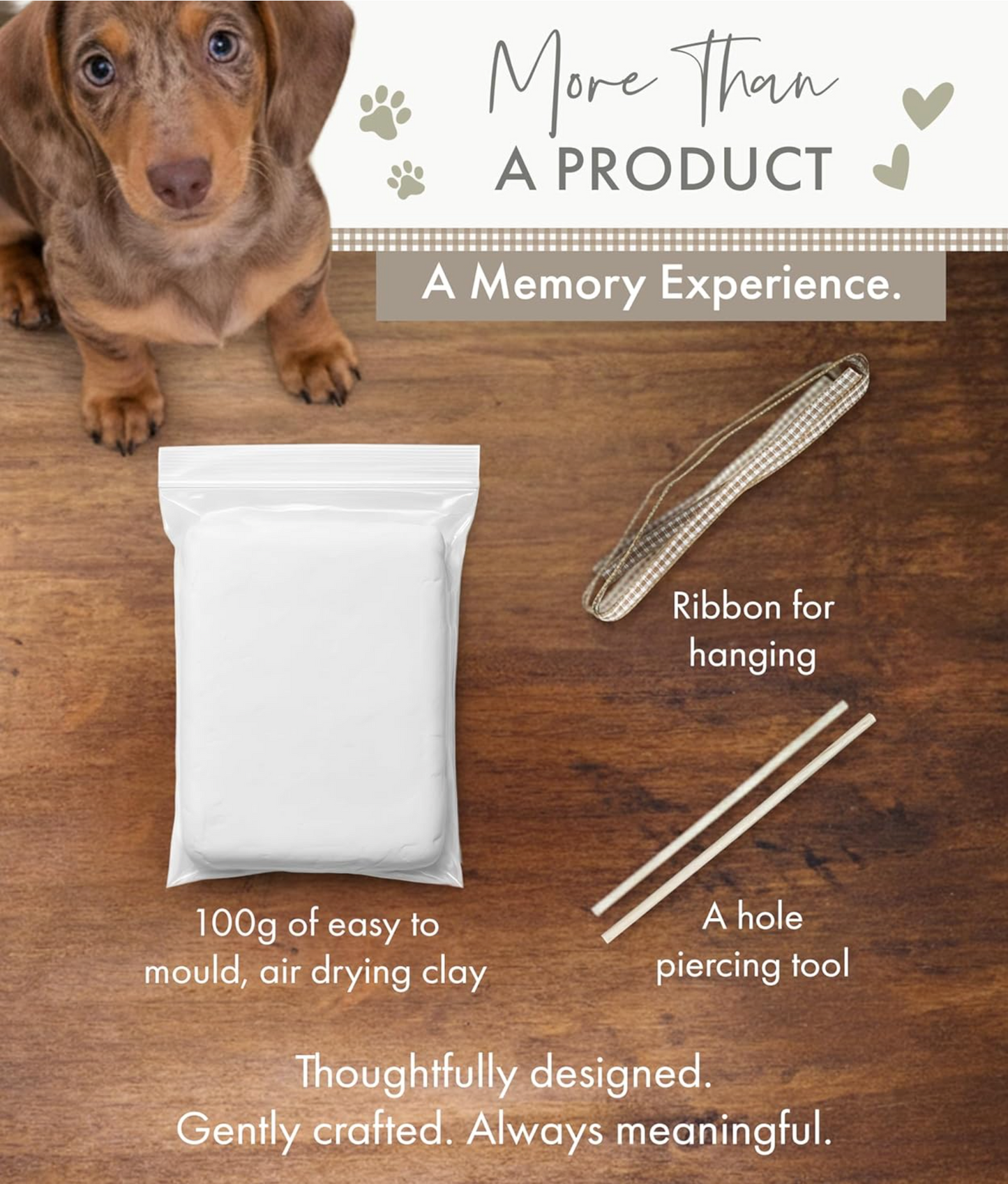 Clay Pet Paw Impression Moulding Kit