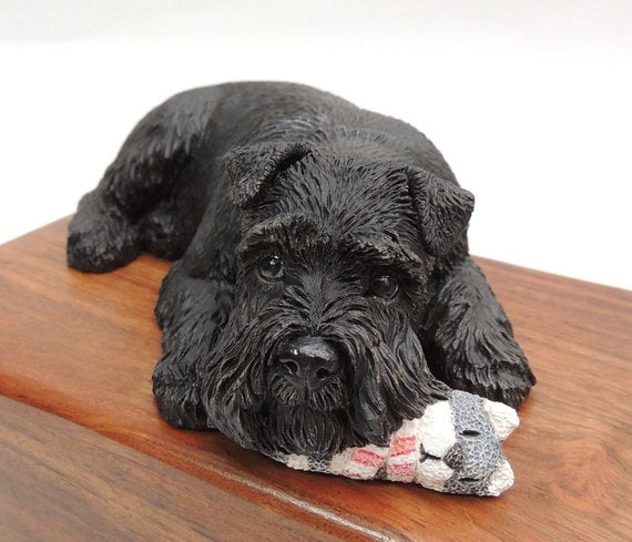 Schnauzer Dog Sculpture By Cavacast