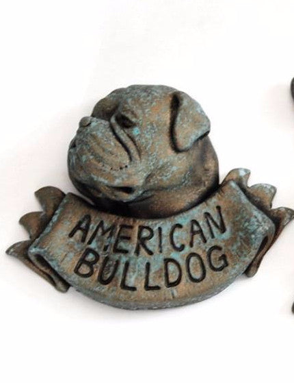 American Bulldog Plaque Magnet