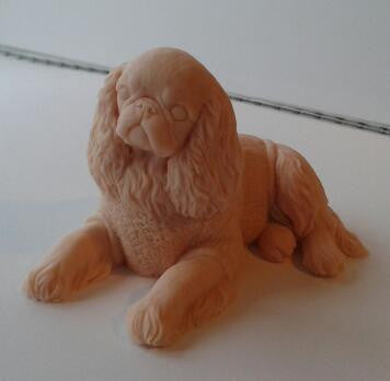 Original Sculpture of a King Charles Spaniel (English Toy)