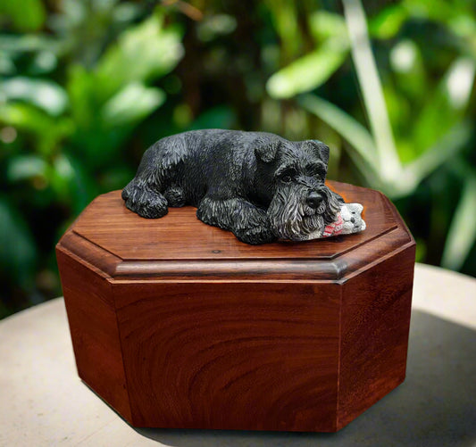 Schnauzer Cremation Urn