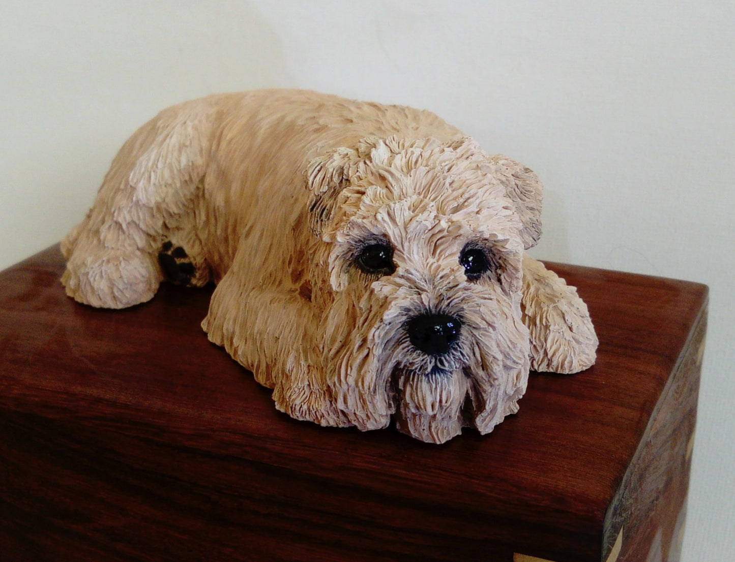 Soft Coated Wheaten Terrier Cremation Urn For Ashes