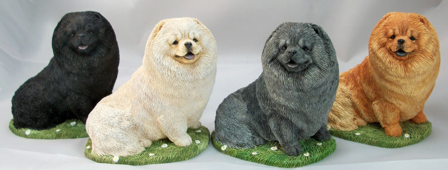 Chow Dog Figurine by Cavacast
