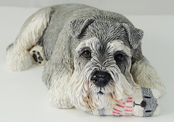 Schnauzer Dog Sculpture By Cavacast