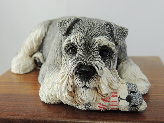 Schnauzer Dog Sculpture By Cavacast