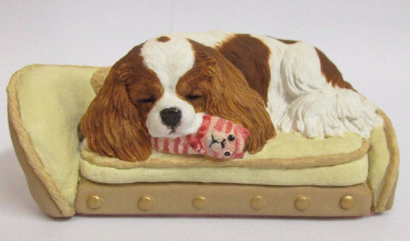 "Bedtime" Cavalier King Charles Spaniel Figurine