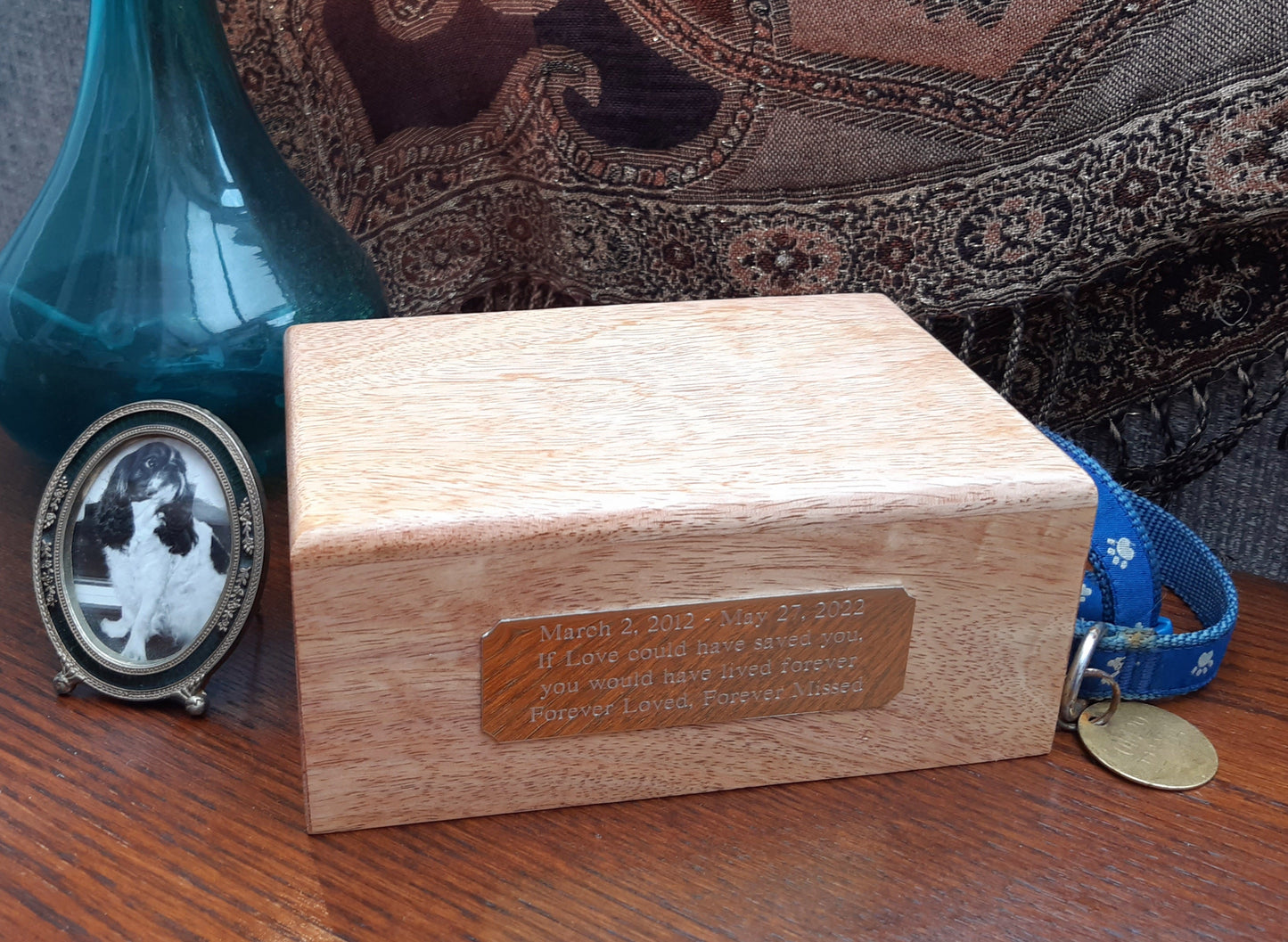 Wooden Pet Cremation Urn Slight Seconds