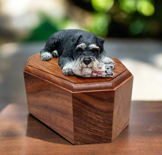 Schnauzer Cremation Urn