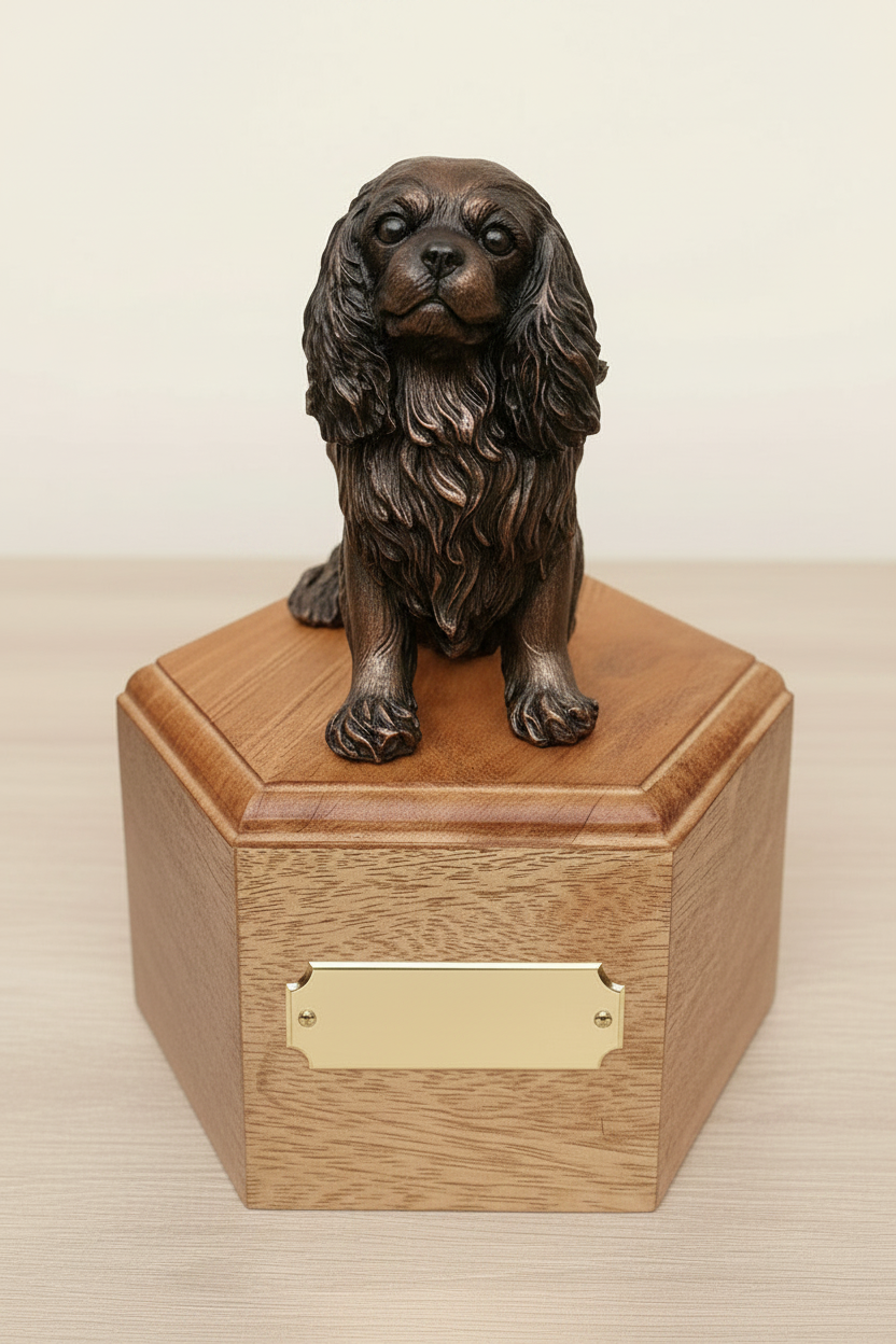 Cavalier King Charles Spaniel Cremation Urn