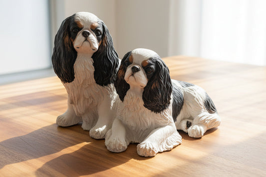 Pair of English Toy Spaniels ( King Charles Spaniel )