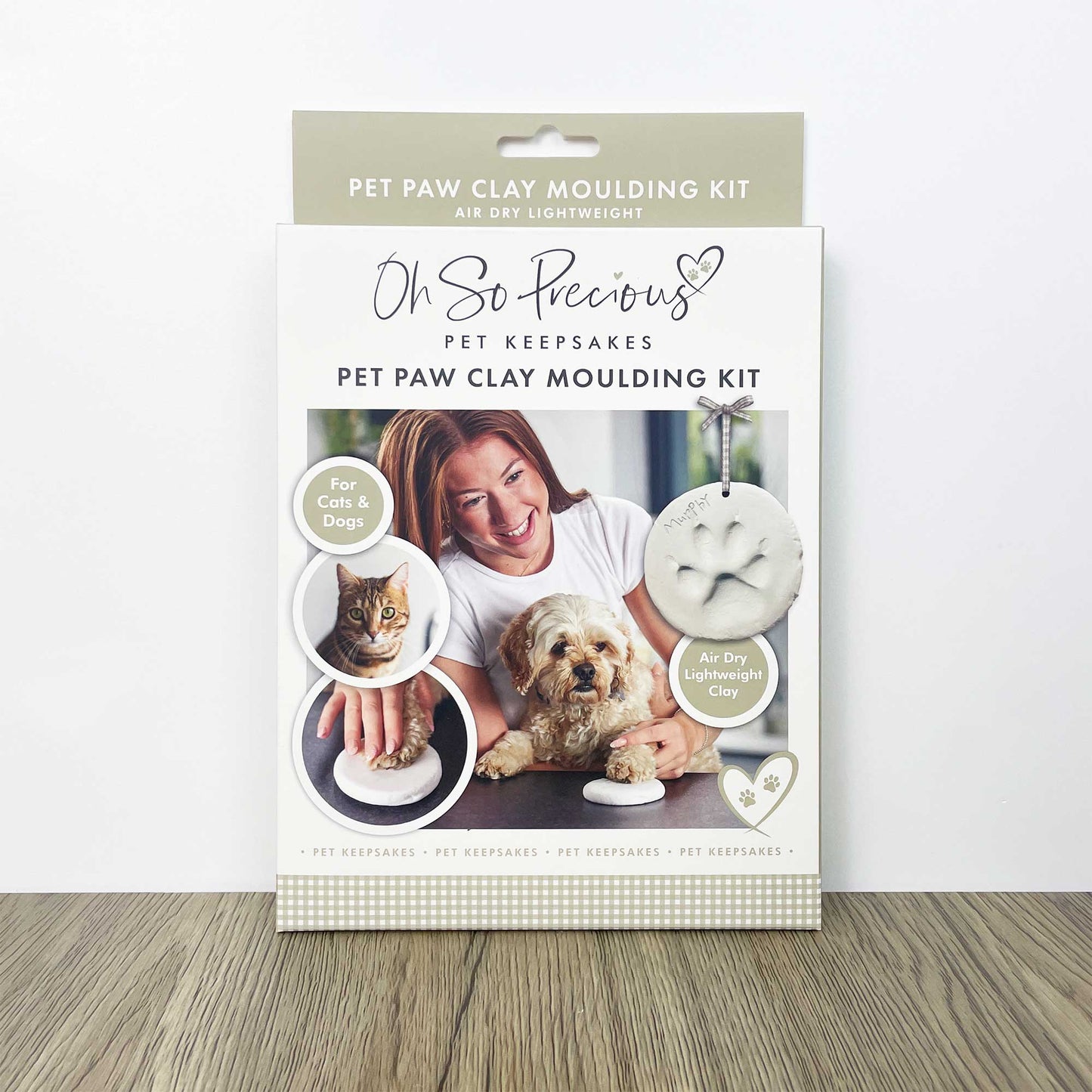 Clay Pet Paw Impression Moulding Kit