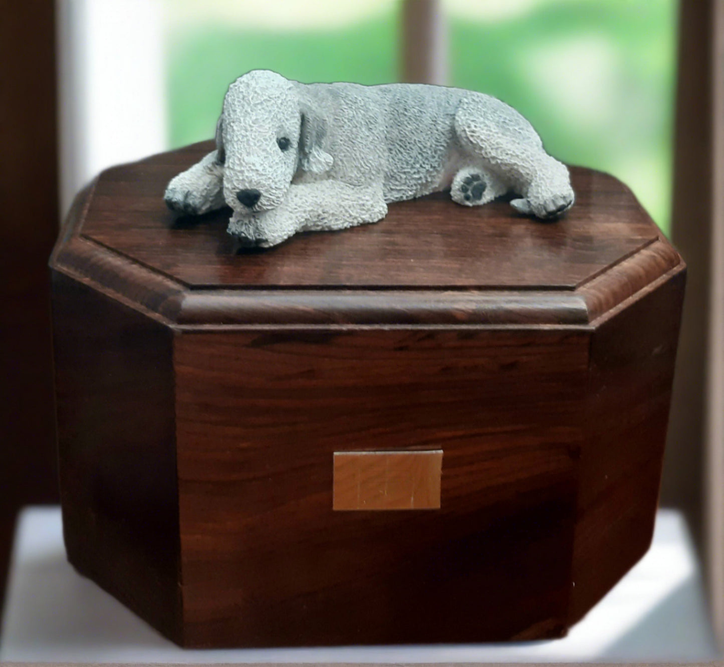 Urne de crémation pour cendres Bedlington Terrier 