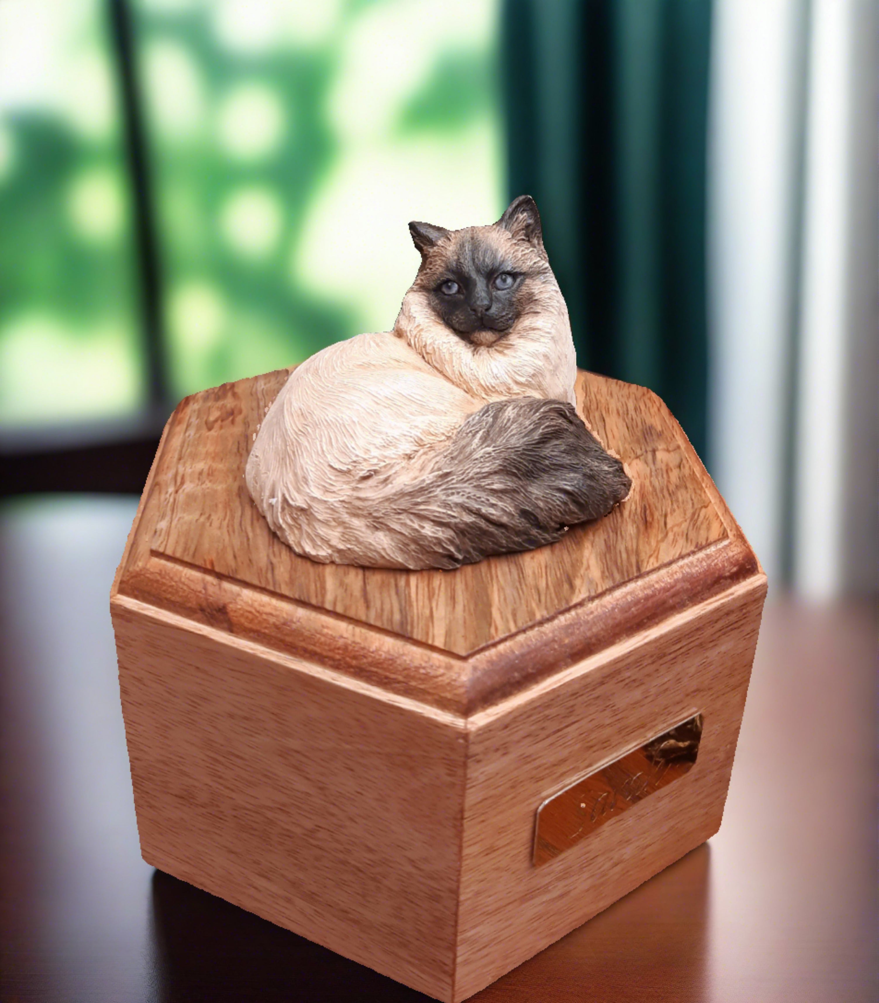 Cat best sale cremation urn