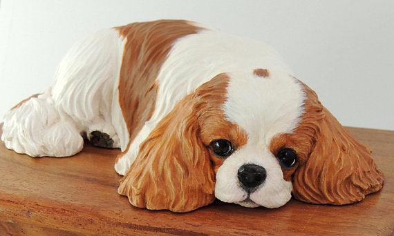 cavalier king charles spaniel sculpture