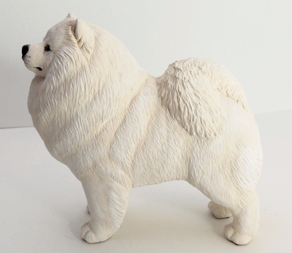 Samoyed Dog Figurine By Cavacast