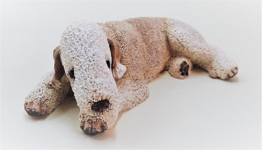 Sculpture de Terrier de Bedlington