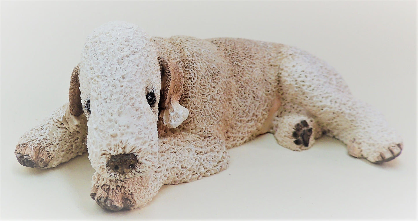 Sculpture de Terrier de Bedlington