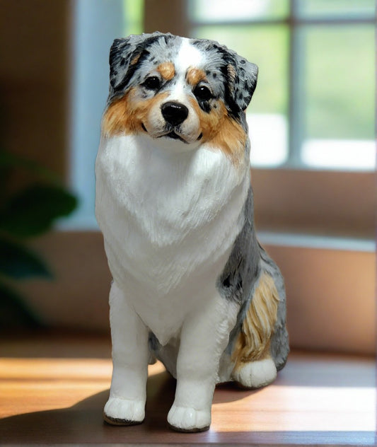 Sculpture de chien de berger australien